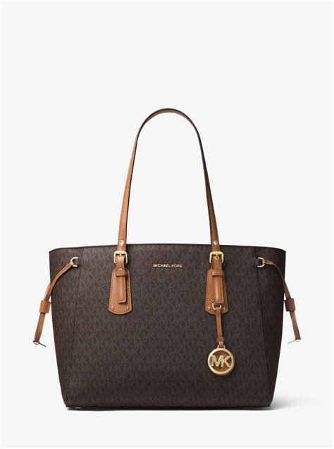 michael michael kors women's voyager tote medium|michael kors voyager large tote.